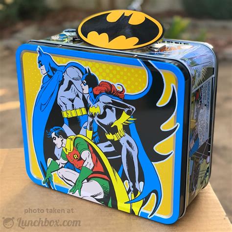 batman open top metal lunch box|Batman lunch bag deadpool.